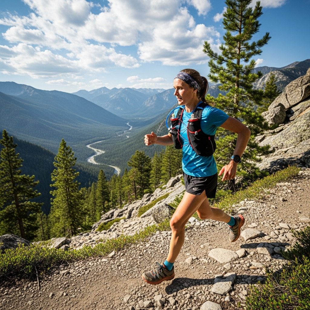 ultramarathon trail runner