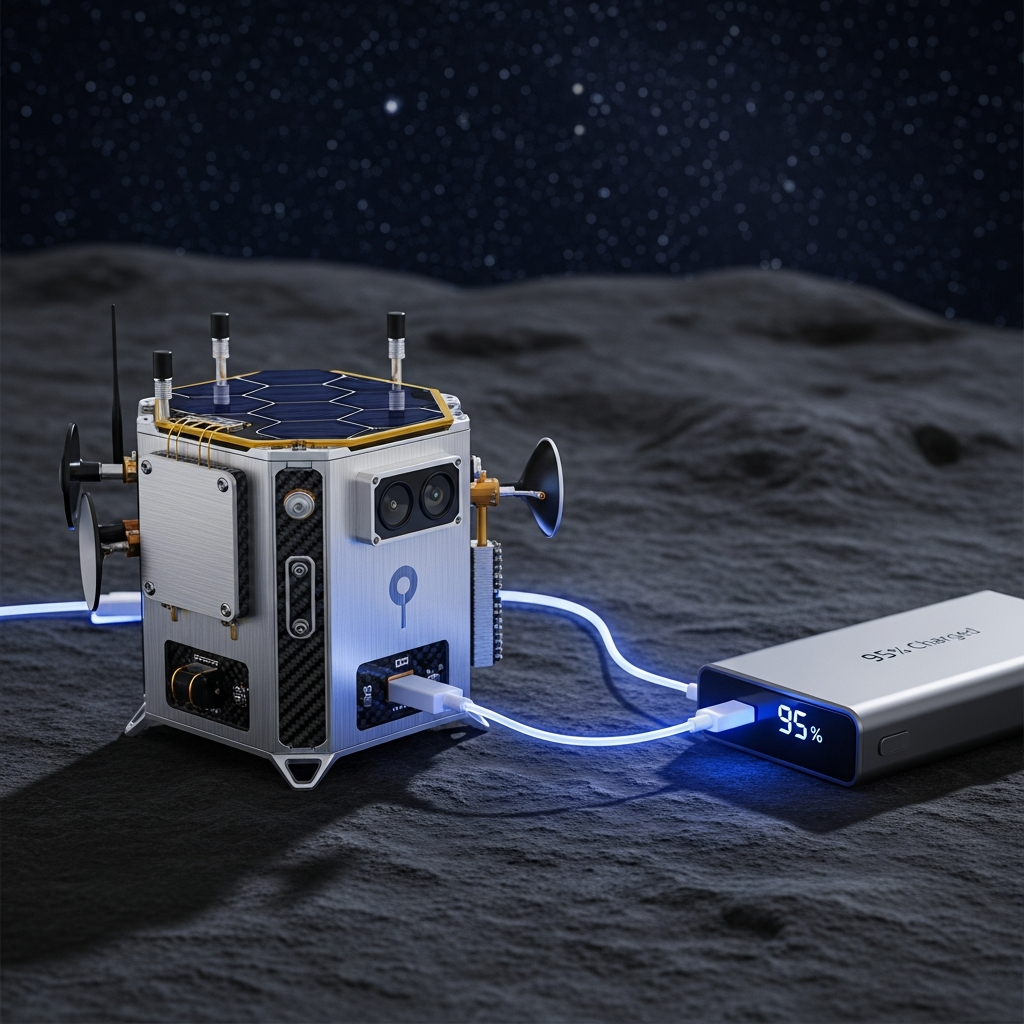 satellite device charging