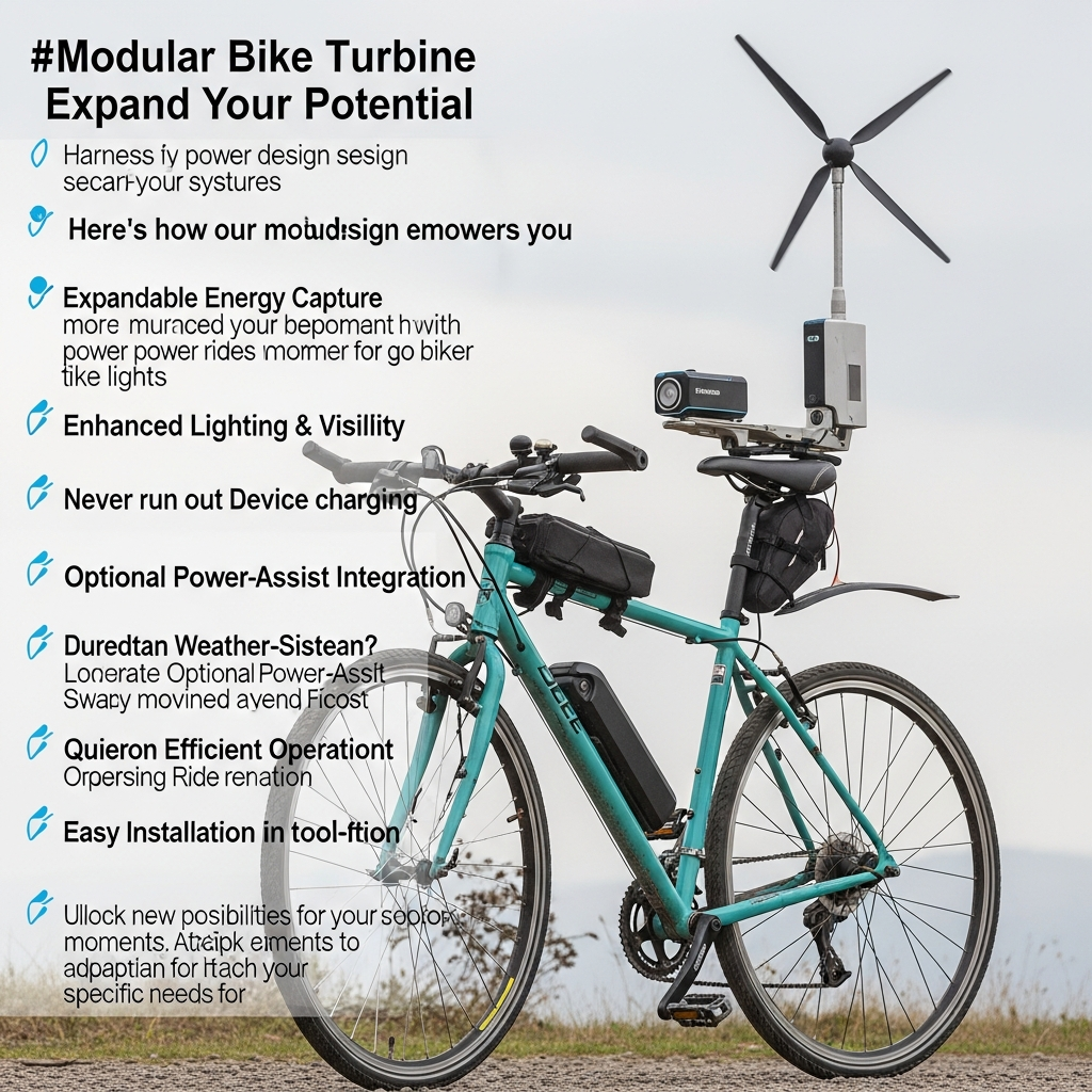 modular bike turbine