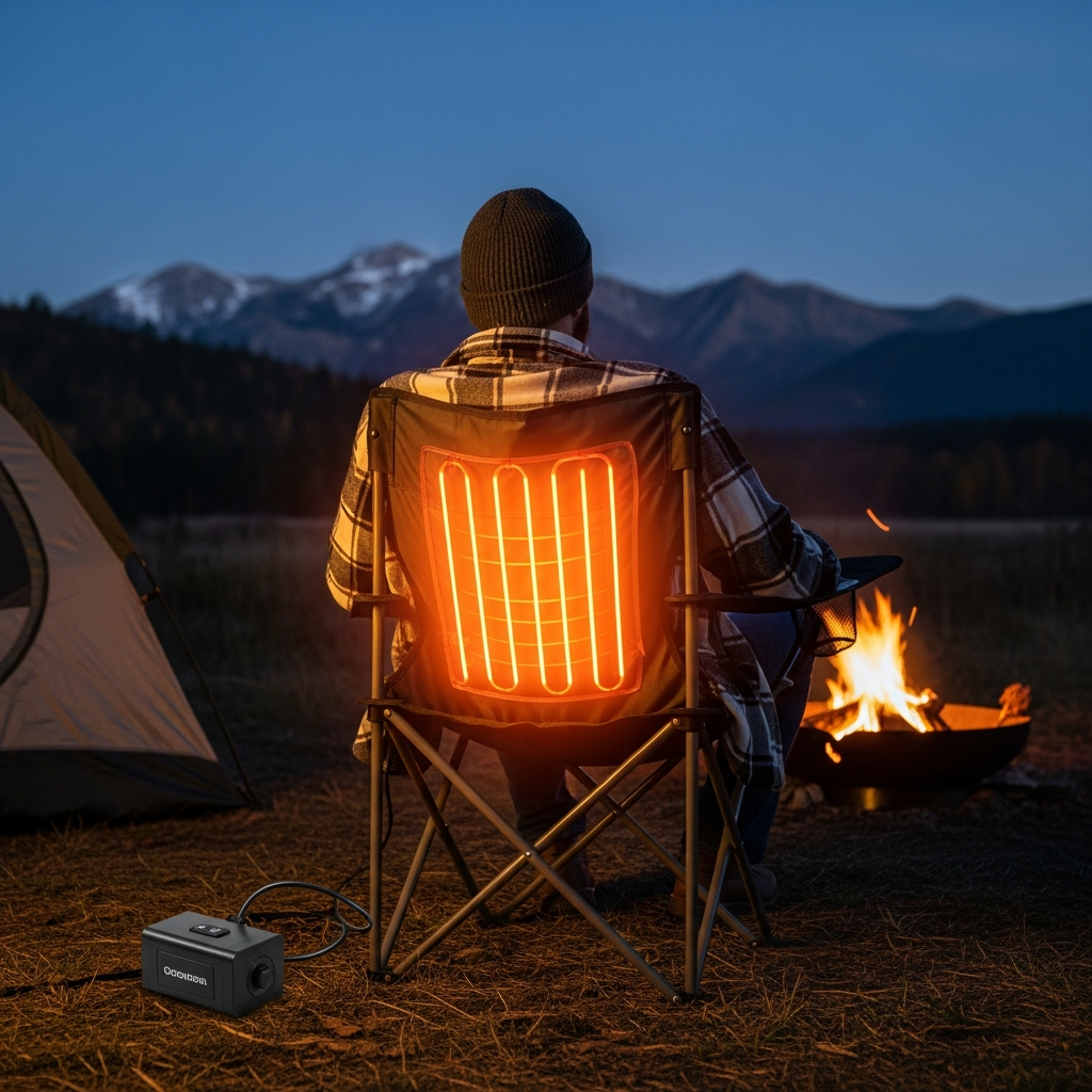 heated camping chair