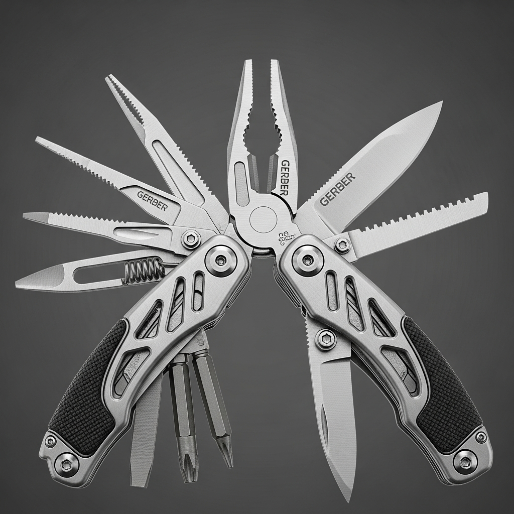 Gerber multitool closeup