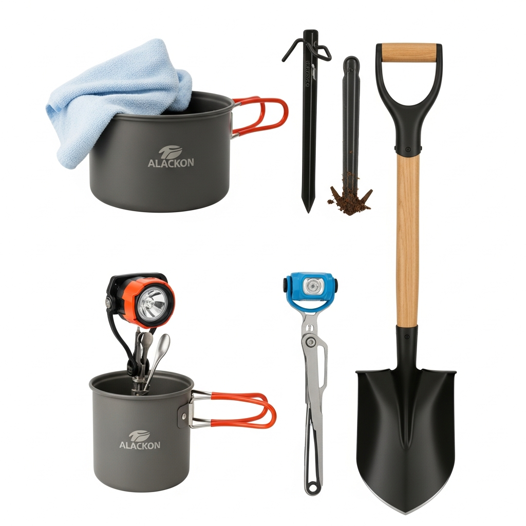 cleaning camping tools