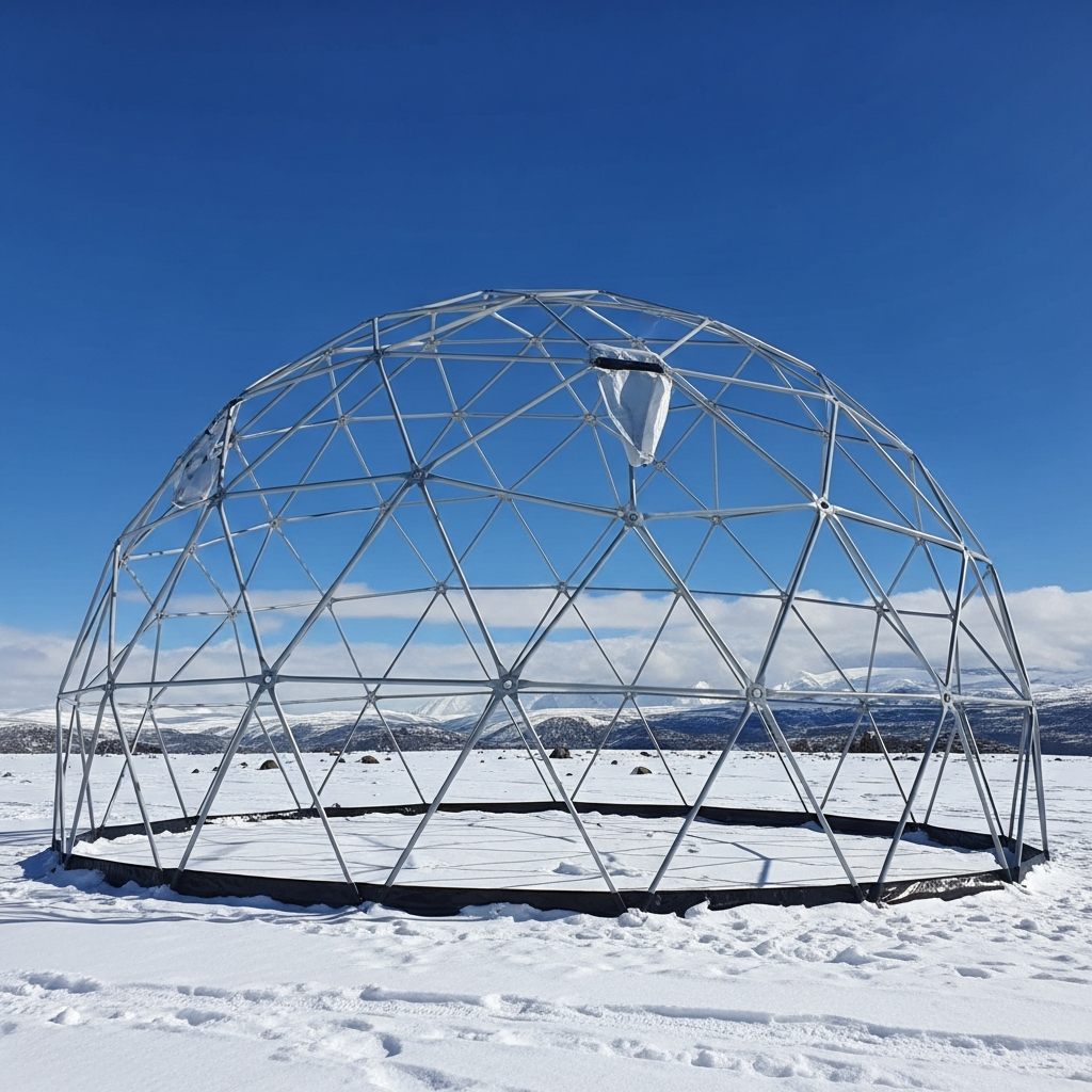 geodesic tent structure