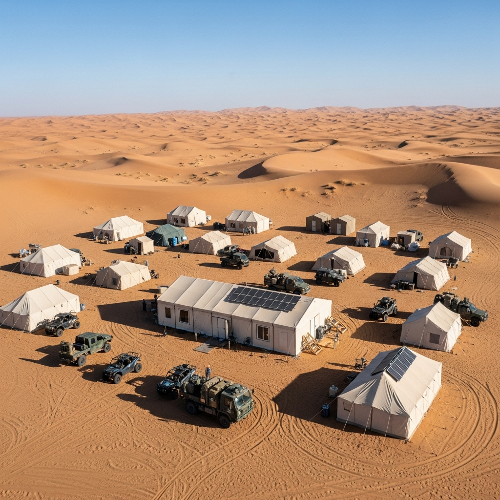 desert drone camp
