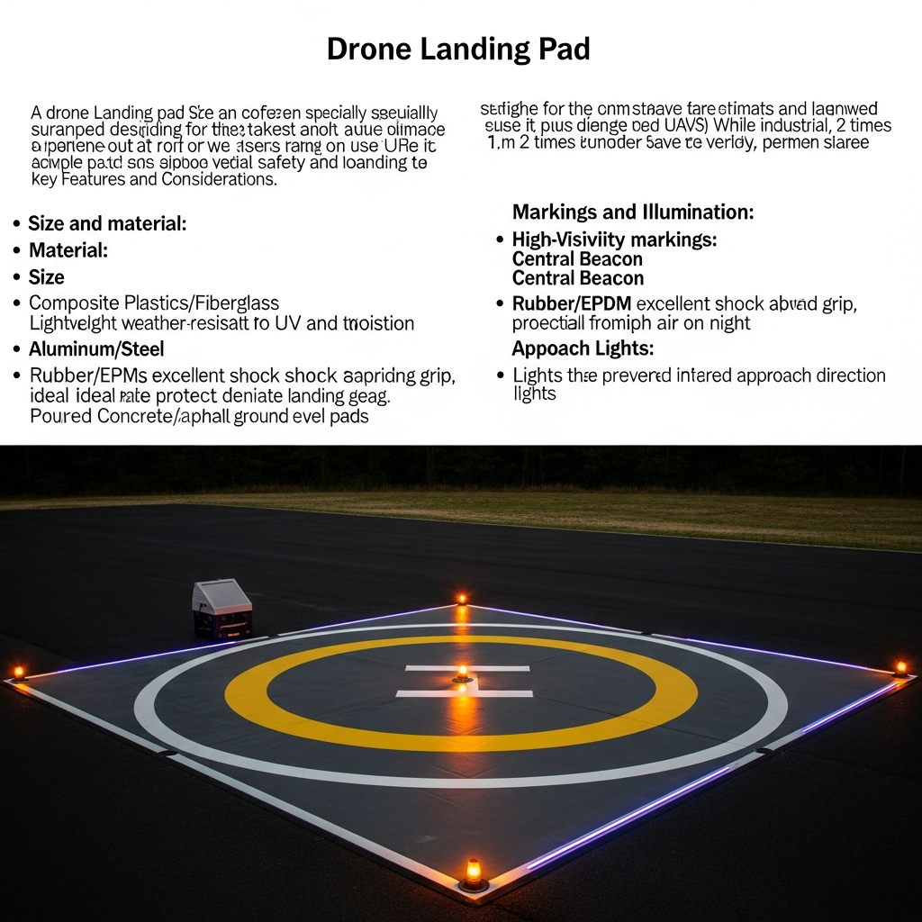 Drone landing pad