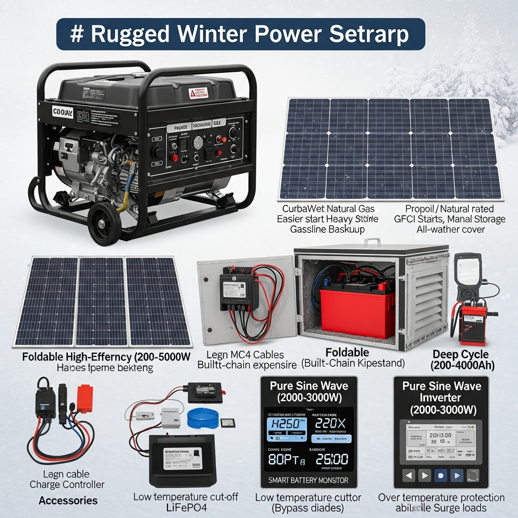 rugged winter power setup