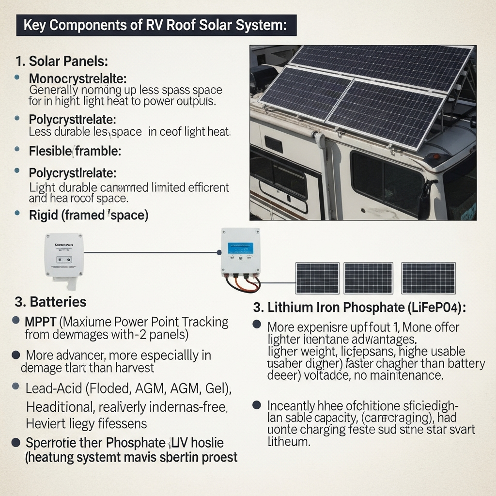 RV roof solar