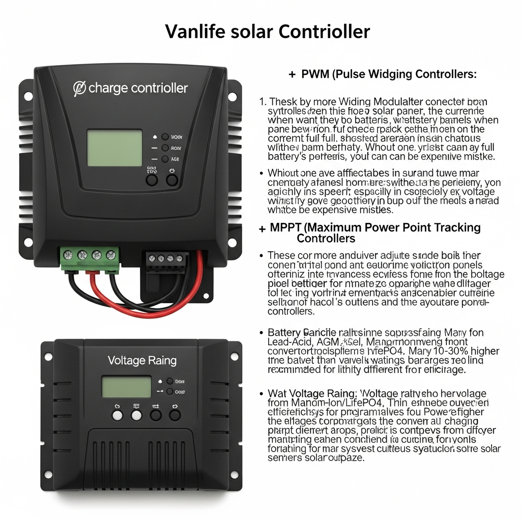 Vanlife solar controller