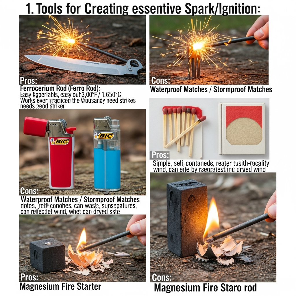 Survival fire tools