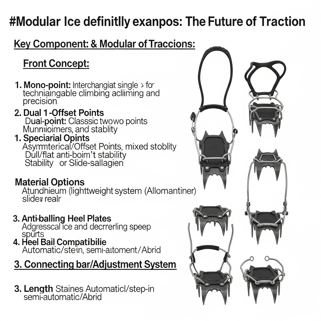 modular ice crampons