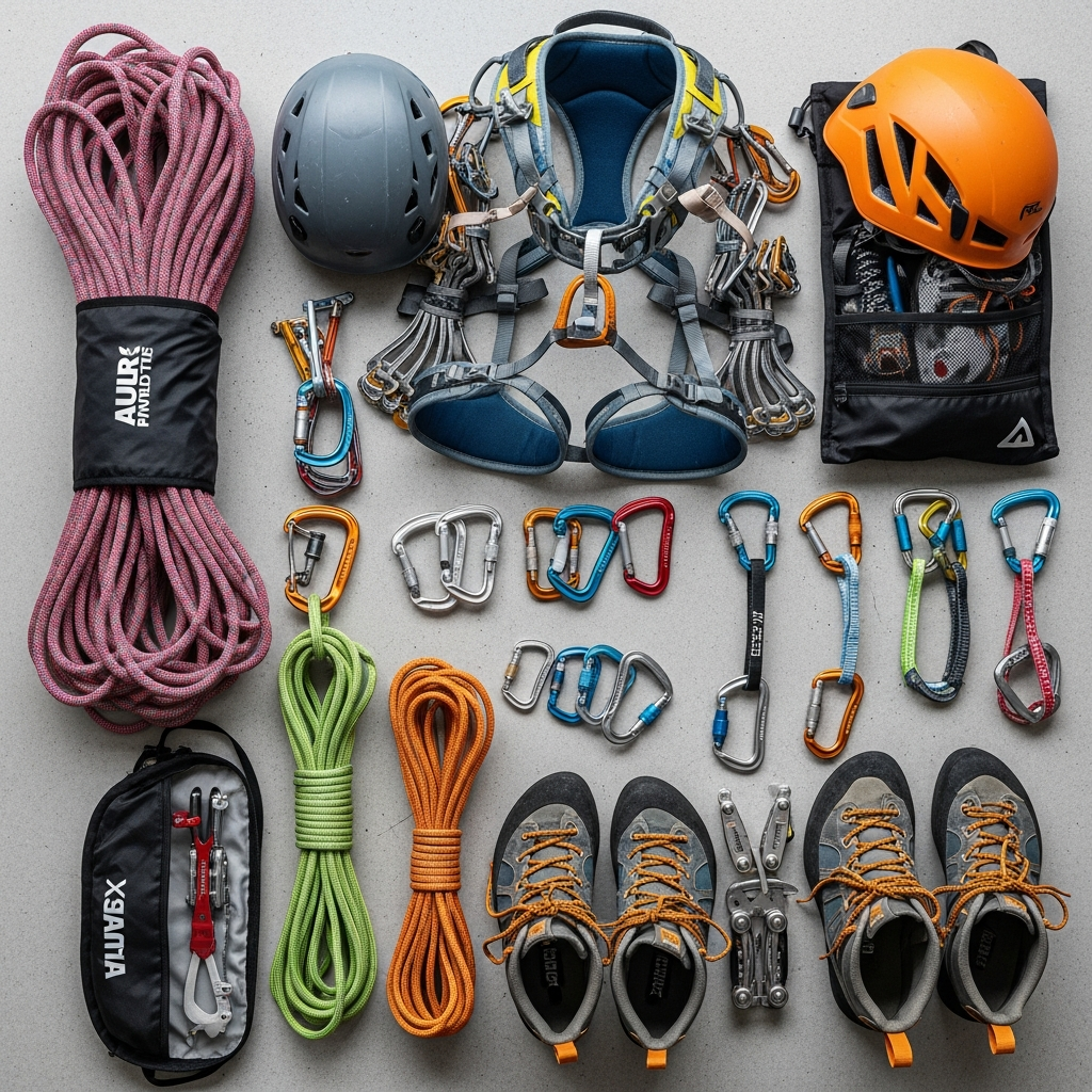 Organized climbing gear