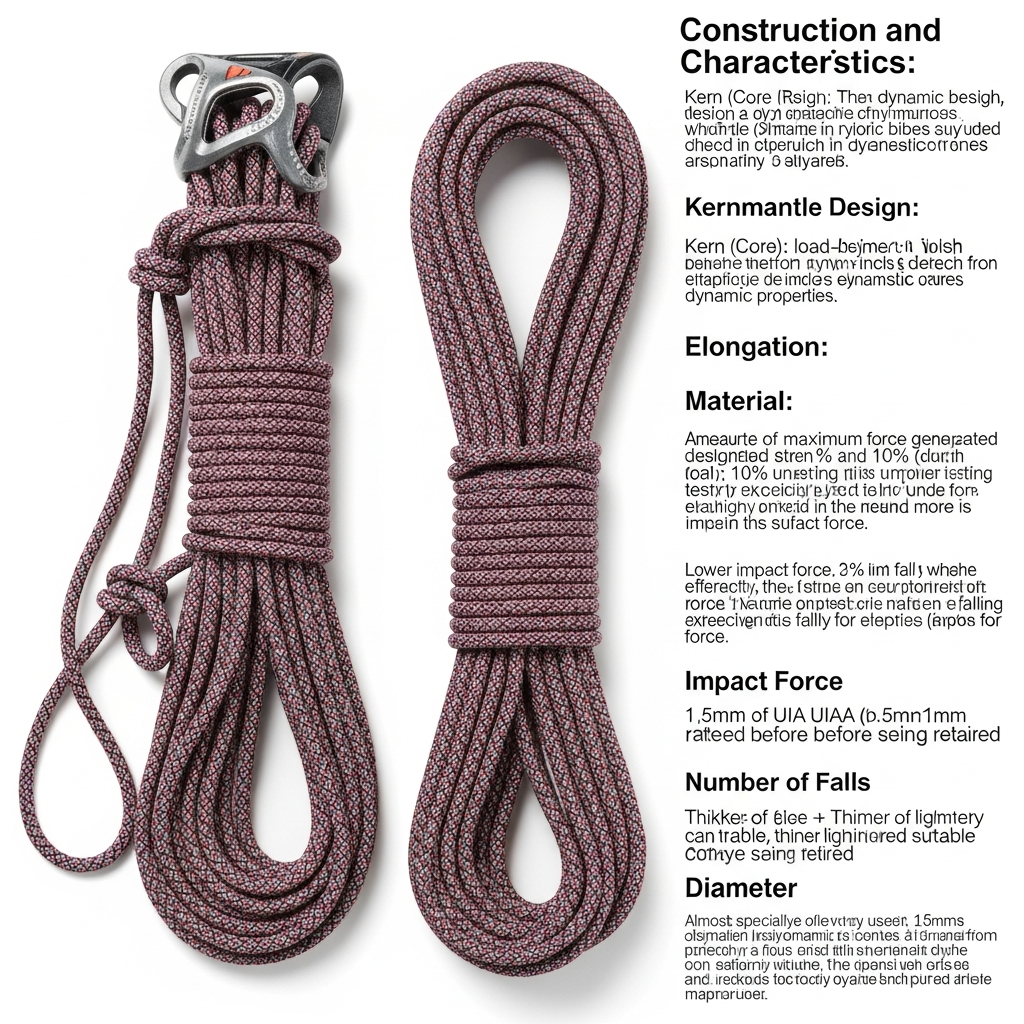coiled dynamic rope