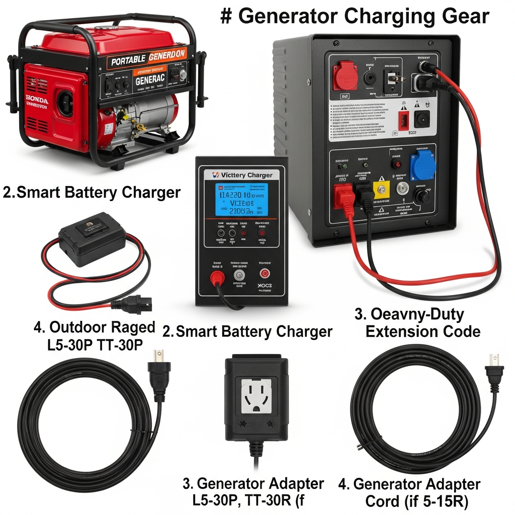 generator charging gear