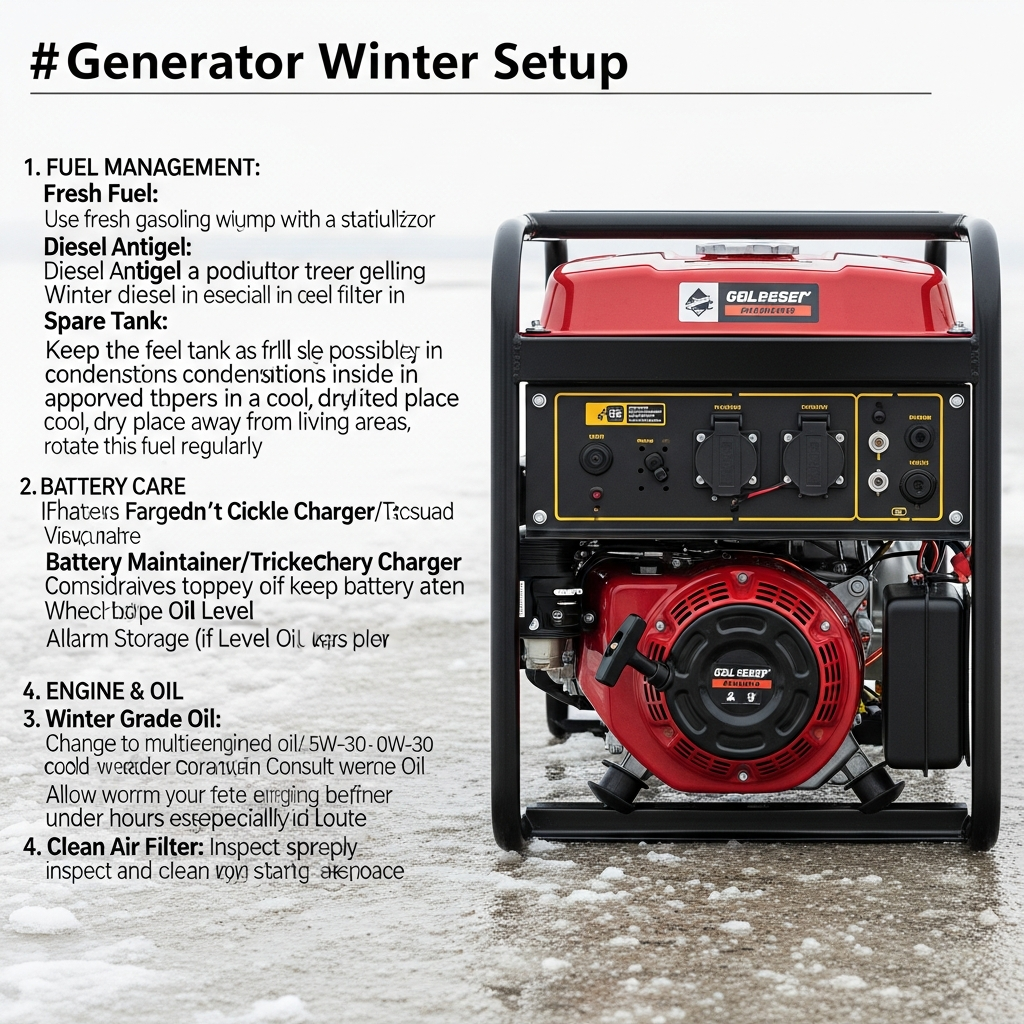 generator winter setup
