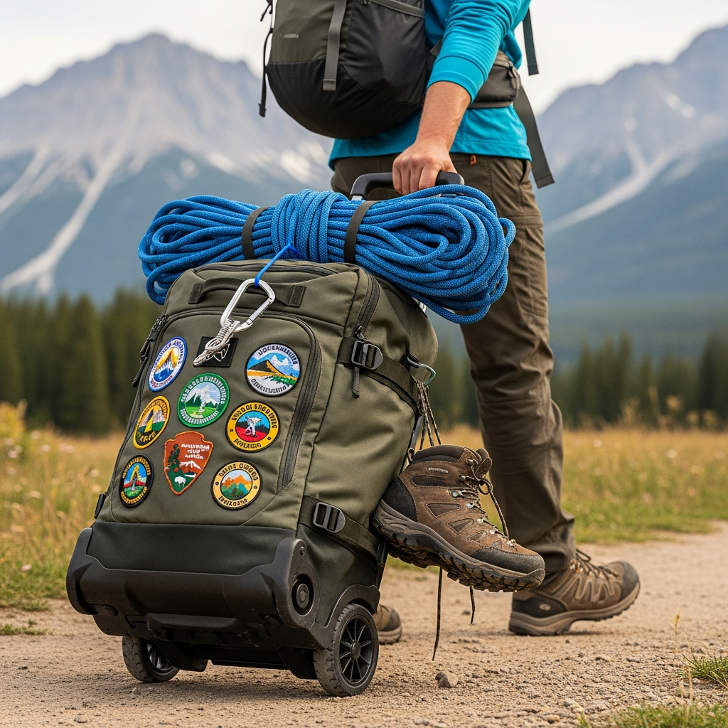 hiker rolling bag
