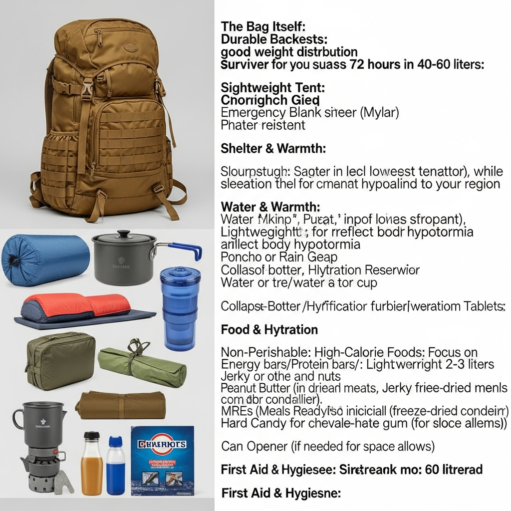 emergency bug bag