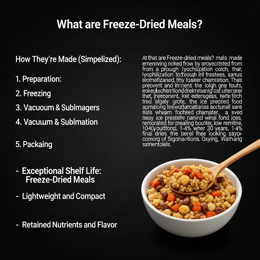 freeze dried meals