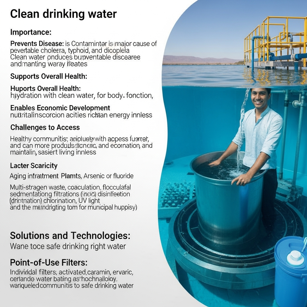 Clean drinking water